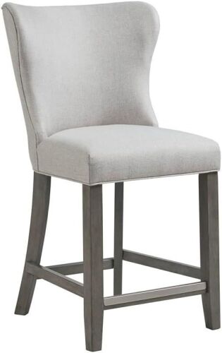 Madison Park Helena 25.5" Cream Upholstered Counter Stool - Lot 59