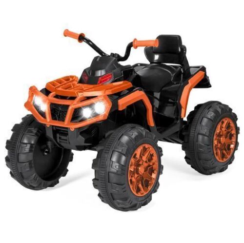 12V Kids Ride-On 4-Wheeler Quad ATV Car w/ 3.7mph Max, Bluetooth, Headlights - Lot 81