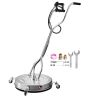 VEVOR 24" Pressure Washer Surface Cleaner, 4000 Max PSI, 3/8 Quick Connector, 2 Spray Nozzles, Dual Handle - Thumbnail 1