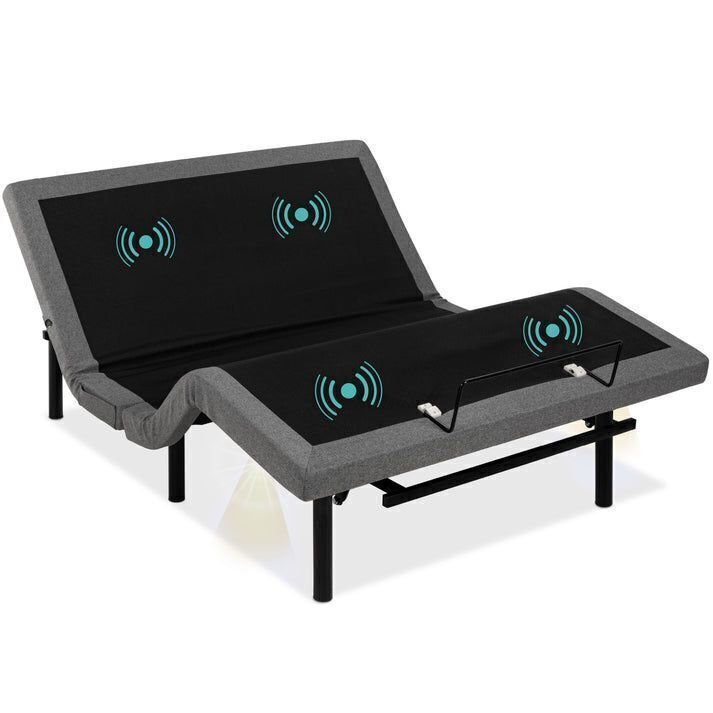Full Adjustable Bed Base with Massage, Remote, USB Ports - Image 1 - Lot 97