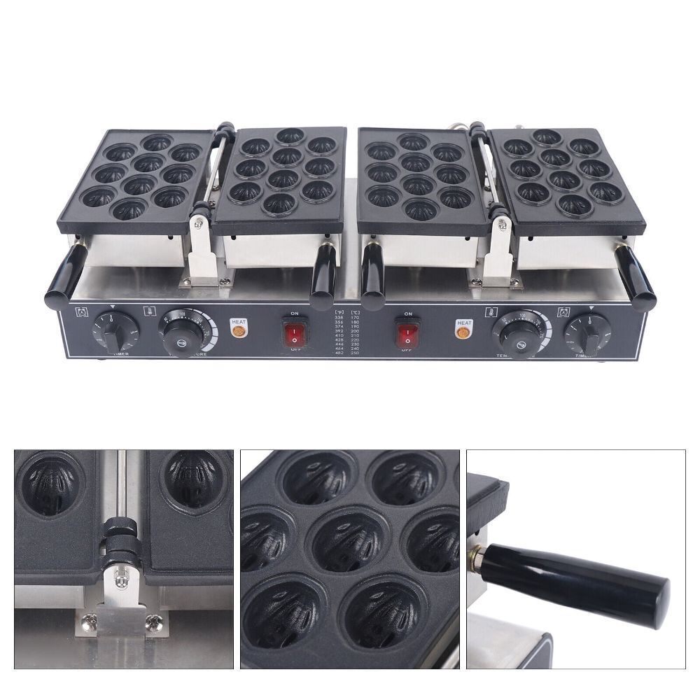 Walnut Waffle Cake Maker 1500W - Image 1 - Lot 109