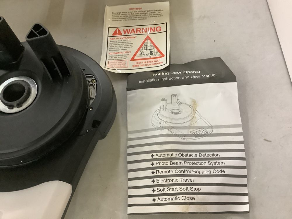 100W Electric Roll Up Garage Door Opener with 2 Remotes - Image 5 - Lot 112