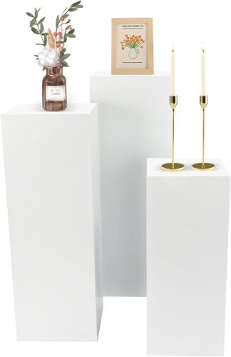 Metal Display Pedestal Stands, 3 pc - Lot 113