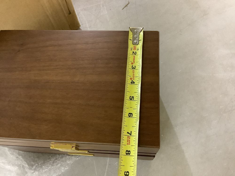 3 Layer Wooden Jewelry Box - Image 8 - Lot 119