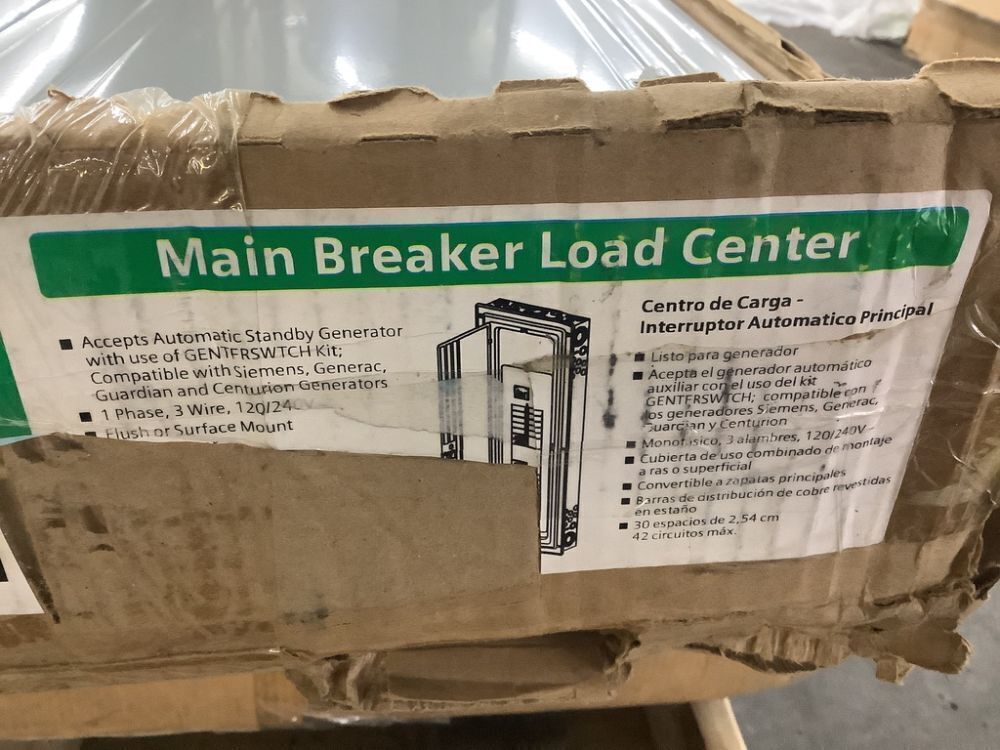SIEMENS Generator Ready Load Center with a 200 Amp Main Breaker - Hinges Damaged - Image 8 - Lot 125SK