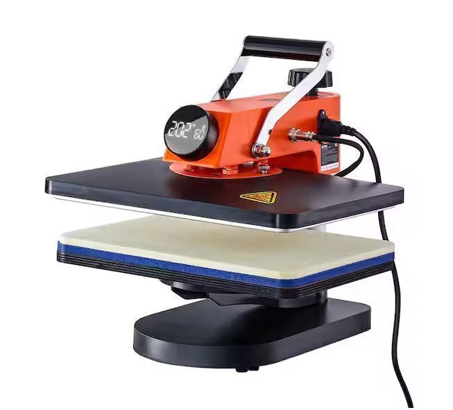 VEVOR 12 in. x 15 in. Heat Press Machine 5 in 1 Sublimation Transfer Printer 360° Rotation - Image 1 - Lot 128JF
