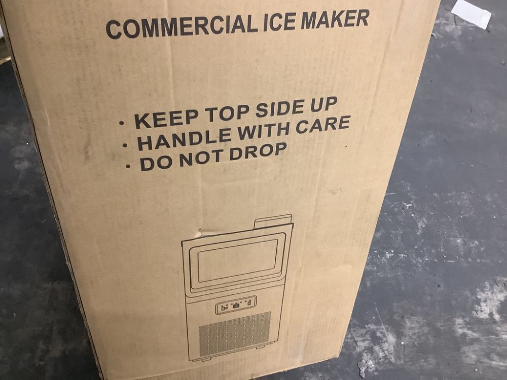 13.5 in. 90 lb. 24H Half Size Cube Built-In/Freestanding Commercial Ice Maker in Stainless Steel with 15 lb. Storage Bin - Powers Up & Compressor Kicks On NTF - Image 8 - Lot 129JF