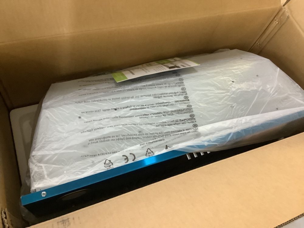 AKDY 30 in. 343 CFM Built-in Insert Kitchen Vent Ducted/Ductless Convertible Range Hood in Stainless Steel with Carbon Filter - Image 3 - Lot 131JF