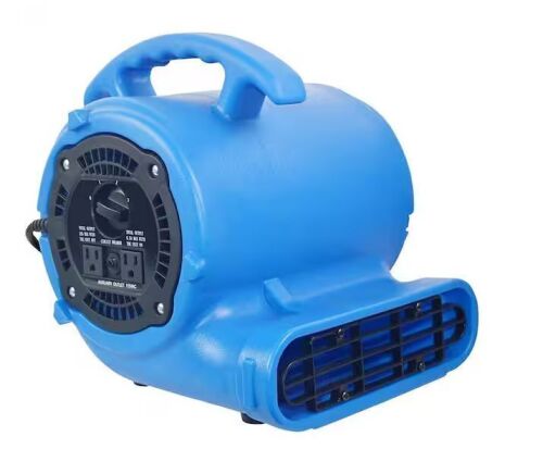 BloTek 11 in. 1 /4HP 3 Speed Blower Fan in. Blue with Daisy Chain Capability - Lot 133JF
