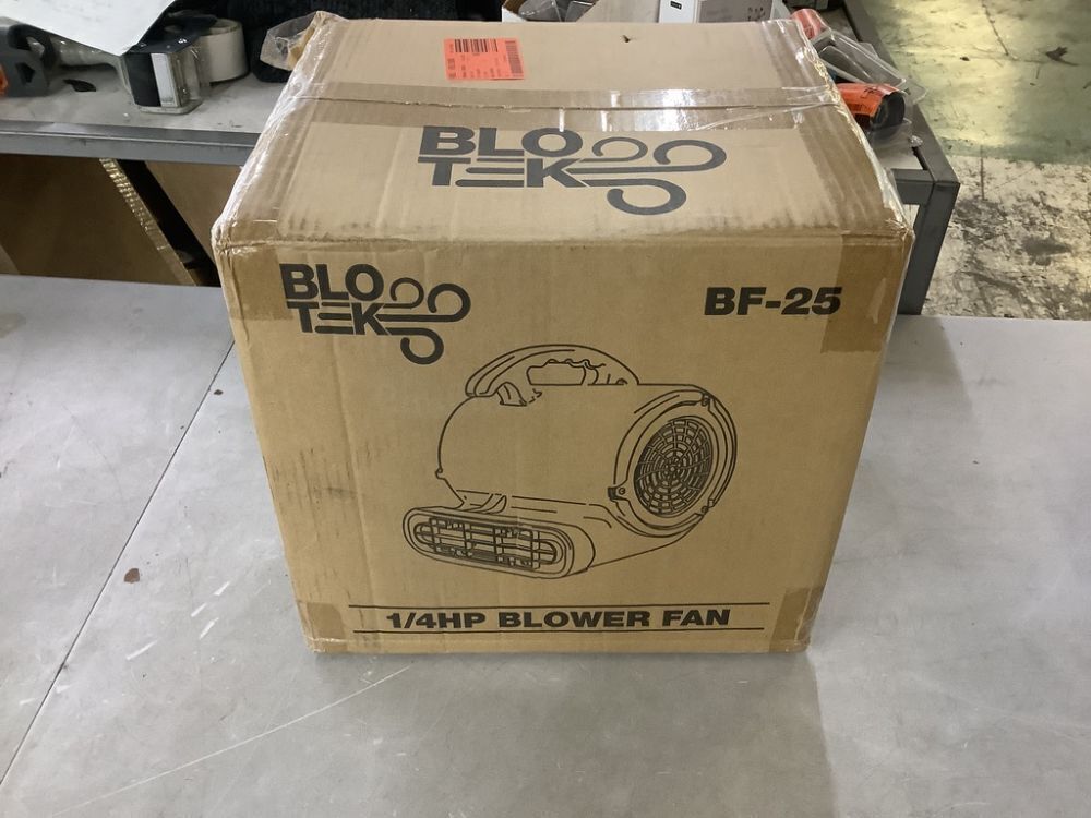 BloTek 11 in. 1 /4HP 3 Speed Blower Fan in. Blue with Daisy Chain Capability - Image 2 - Lot 133JF