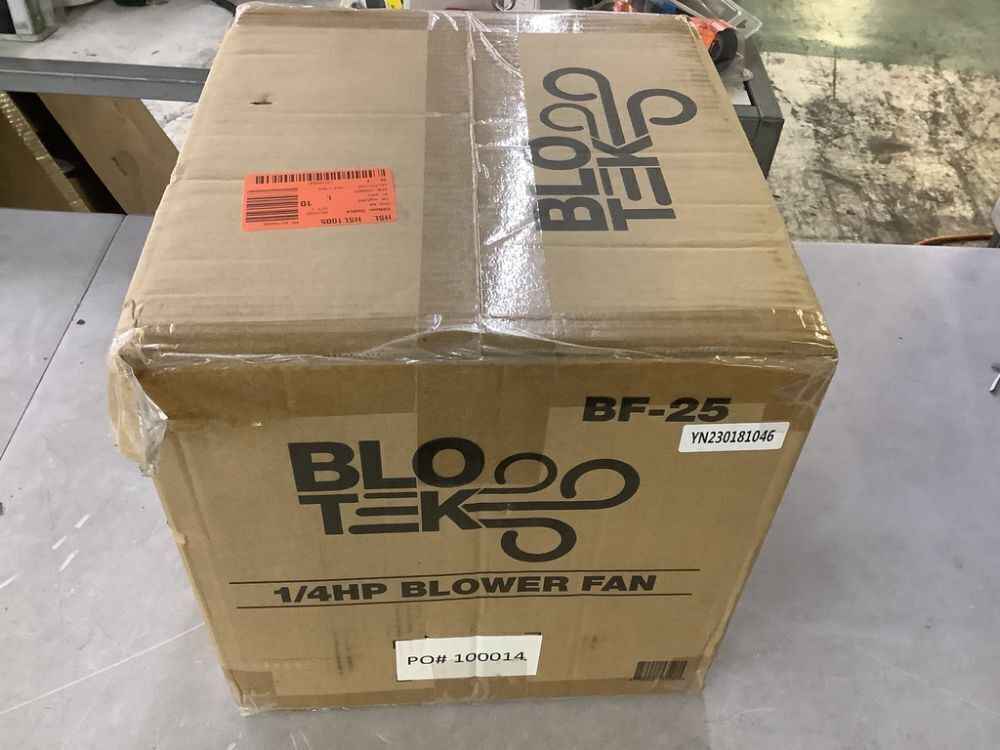 BloTek 11 in. 1 /4HP 3 Speed Blower Fan in. Blue with Daisy Chain Capability - Image 4 - Lot 133JF