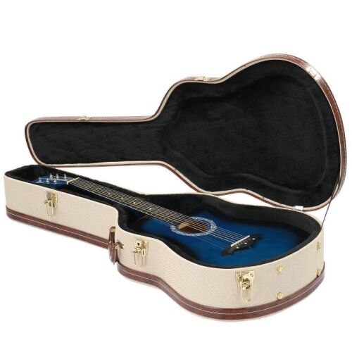 Glarry Flat Surface Classical Guitar Microgroove Hard Shell Case - Lot 149