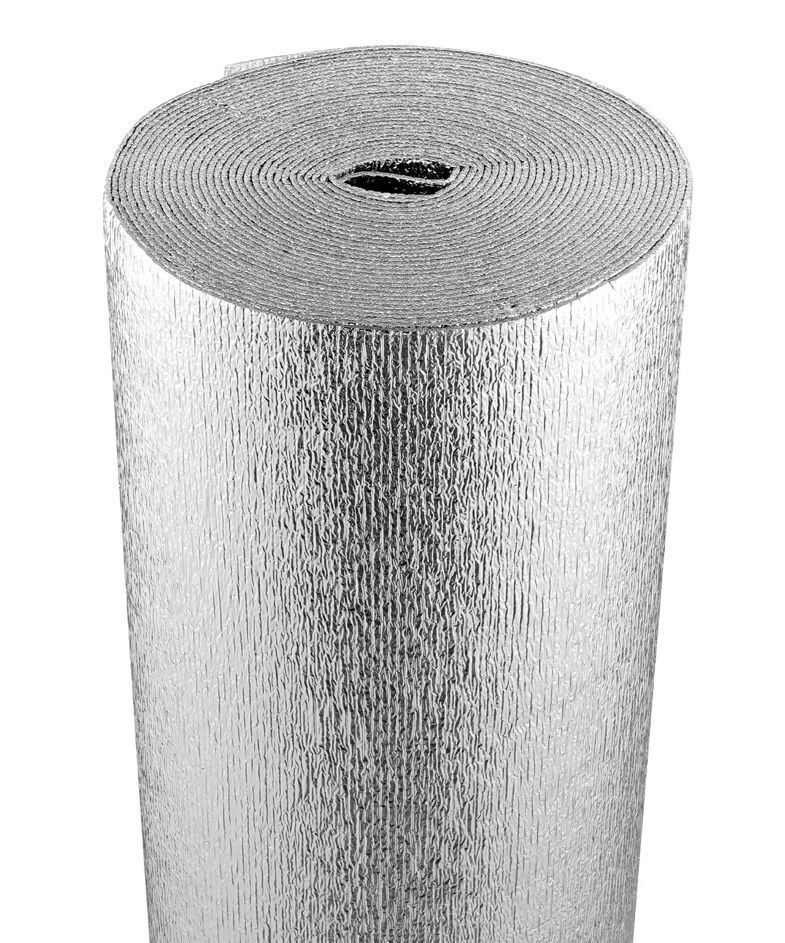 VEVOR Double Reflective Insulation Roll, Foam Core Radiant Barrier, 3.2 mm 48 in x 50 ft - Image 1 - Lot 157