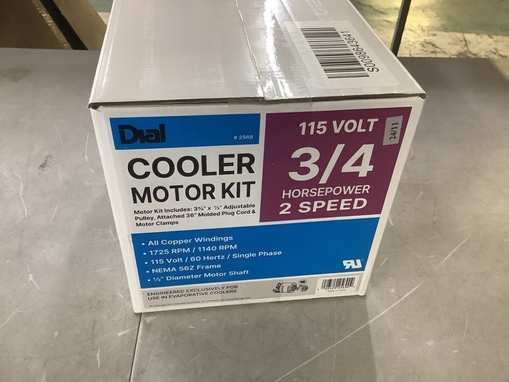 DIAL 2-Speed 3/4 HP Evaporative Cooler Motor Kit - Image 4 - Lot 196JF