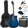 Beginner Acoustic Electric Cutaway Guitar Set w/ Gig Bag, Strap - 41in - Thumbnail 1