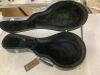 Glarry F-Style Mandolin Microgroove Pattern PVC Hardshell Case Black - Thumbnail 6