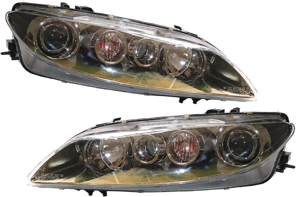 Headlight Assembly Pair for 2006-2008 Mazda 6 - Image 1 - Lot 252