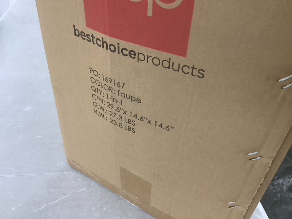 Queen Folding Portable Taupe Mattress Topper w/ Plush Foam - 4in - Image 4 - Lot 266