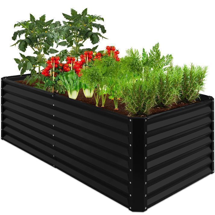 Outdoor Metal Raised Garden Bed for Vegetables, Flowers, Herbs - 6x3x2ft - Image 1 - Lot 271
