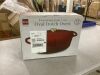 Oval Cast-Iron Dutch Oven Kitchen Cookware w/ Enamel - 7.5qt - Thumbnail 2