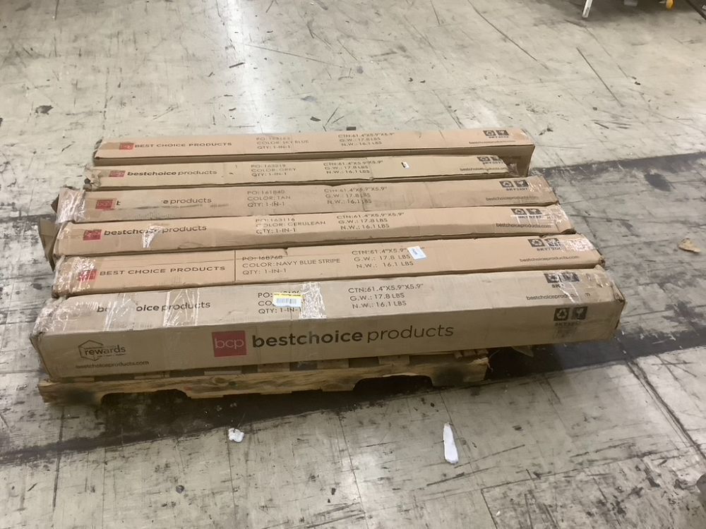 Lot of (6) Patio Umbrellas - Uninspected - Image 1 - Lot 393