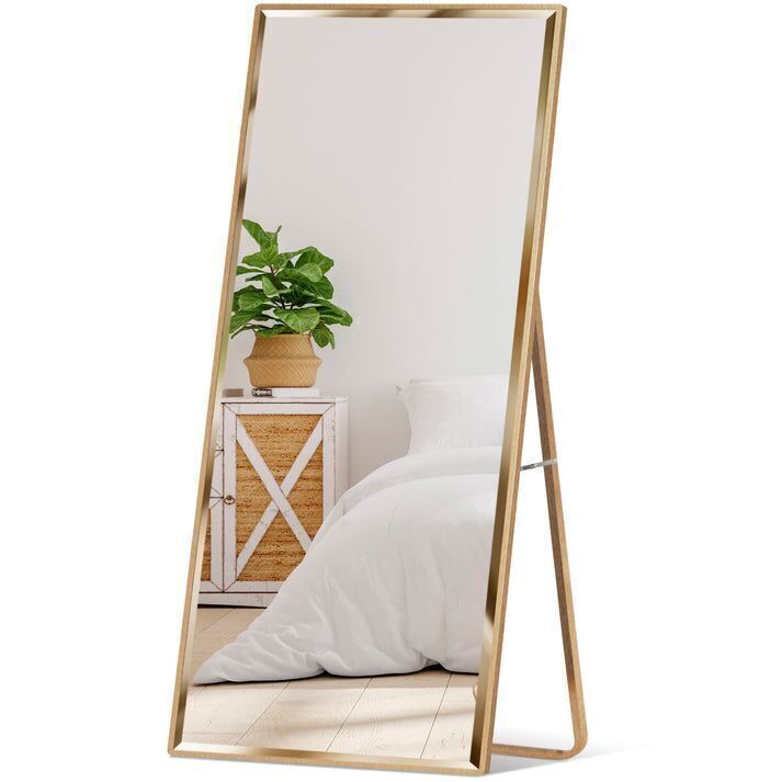Large Full Length Mirror, Wall Hanging & Leaning Floor Mirror - 65x22in - Image 1 - Lot 447