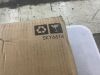 Indoor Outdoor Steel Bench w/ Geometric Backrest, Foot Levelers - Thumbnail 4