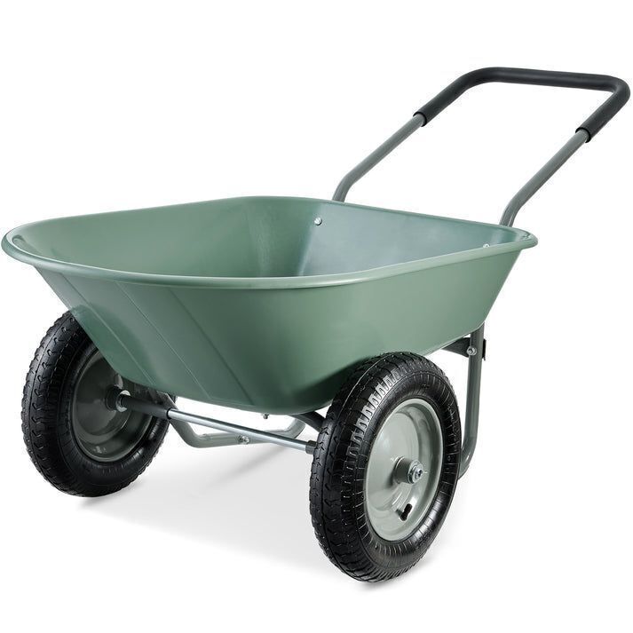 Dual-Wheel Wheelbarrow Garden Cart - Image 1 - Lot 496