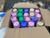 Lot of (18) Bink Glass Water Bottles - Some Lids Broken - Thumbnail 1