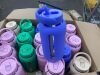 Lot of (18) Bink Glass Water Bottles - Some Lids Broken - Thumbnail 2