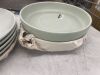 Lot of (6) Stoneware Dinner Plates & (2) Bowls - Some Scuffs - Thumbnail 4