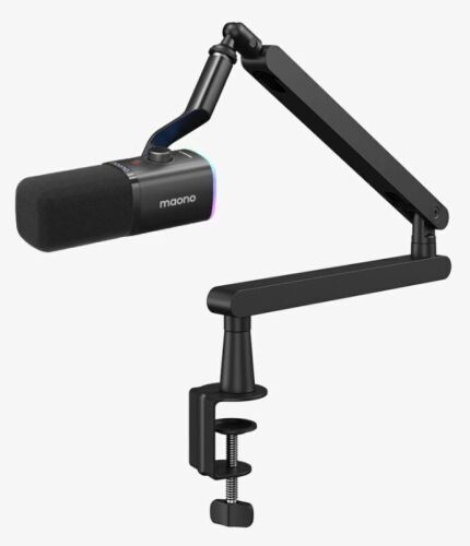 MAONO PD100X USB/XLR Dynamic Microphone Boom Arm Bundle - Lot 518