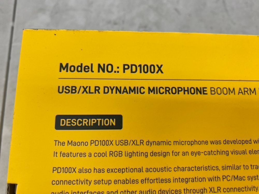 MAONO PD100X USB/XLR Dynamic Microphone Boom Arm Bundle - Image 5 - Lot 518