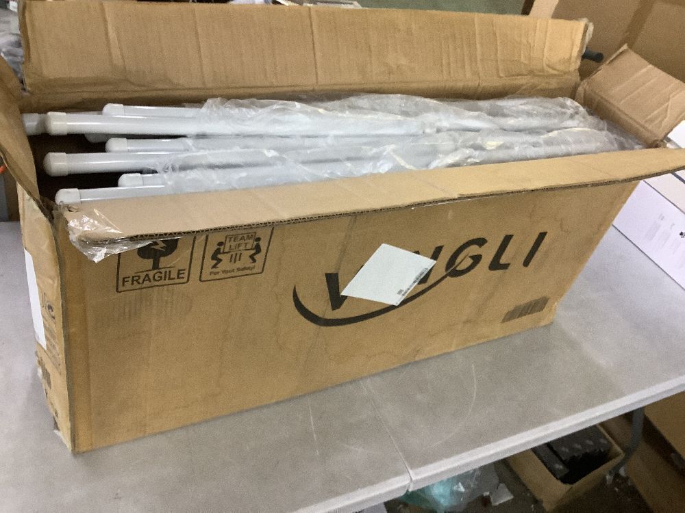 VINGLI Portable Folding Chairs 350lbs All Steel Metal Frame Stackable, 4 Pack - Image 2 - Lot 541