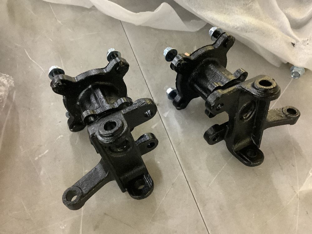 Suspension Swing Arm Assembly Metal Upper/Lower Steering Knuckle Spindle Suspension+Shock for ATV Go Kart 340mm - Image 4 - Lot 545