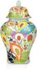 Sungmor Decorative Ceramic Ginger Jar with Lid 14" - Thumbnail 1