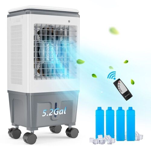 ROVSUN 5.2 Gal Portable Evaporative Air Cooler with Remote Control - Lot 547