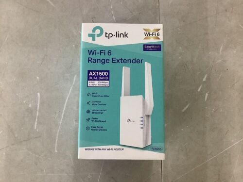 TP-LINK Wi-Fi 6 Range Extender Adapter - Lot 619JF