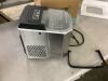9 in. 26.5lb./24H Bullet Ice Countertop Portable Ice Maker in Silver 9 Cubes/6Mins Auto-Cleaning - Thumbnail 5
