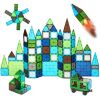 110-Piece Kids Magnetic Tiles STEM Construction Toy Building Block Set - Thumbnail 1