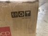 12' Pre-Lit Artificial Black Christmas Tree w/ Incandescent Lights, Metal Stand - Thumbnail 3