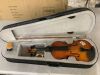 1/2 Acoustic Violin for Beginners - Broken String - Thumbnail 1