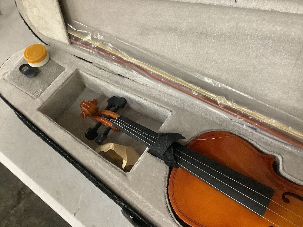 1/2 Acoustic Violin for Beginners - Broken String - Image 3 - Lot 648
