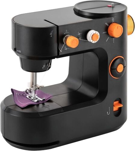 Compact Sewing Machine, Double-Thread Design, Two-Way Sewing - Lot 649