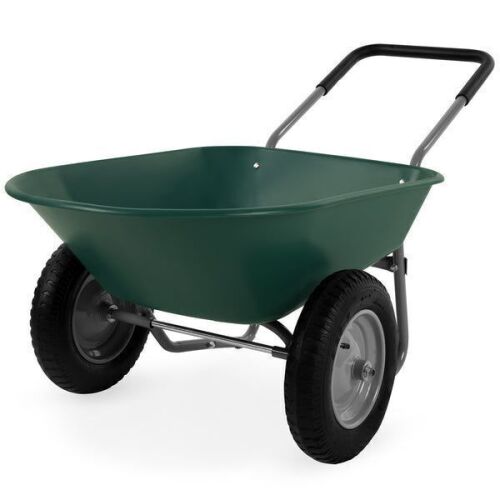 Dual-Wheel Wheelbarrow Garden Cart - Lot 676