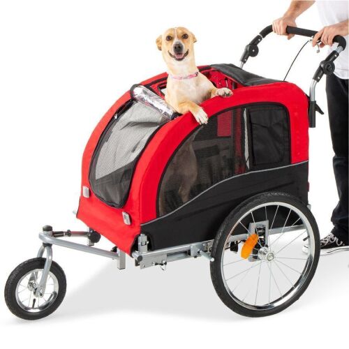 2-in-1 Pet Stroller and Bike Trailer - Lot 690