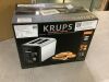 Krups Black My Memory Digital Stainless Steel 2-Slot Toaster - Thumbnail 2