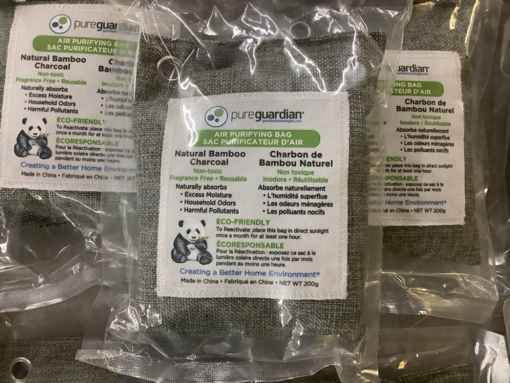 Lot of (13) Pure Guardian Air Purifying Bamboo Charcoal Bag, 7.1 oz - Image 2 - Lot 712JF