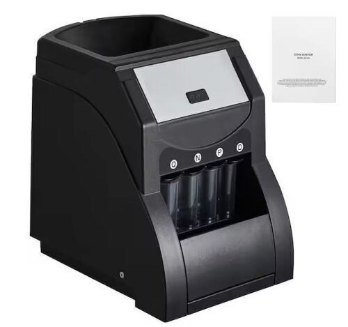 VEVOR USD Coin Sorter Machine, Sorts up to 230 Coins/min - Lot 714JF