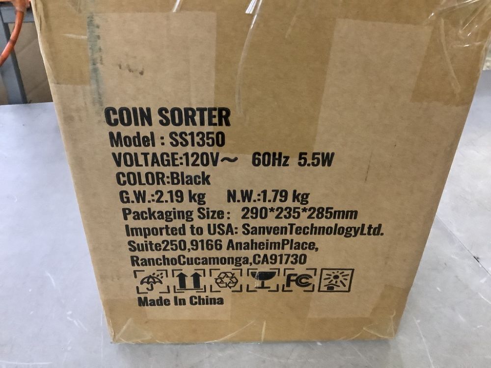 VEVOR USD Coin Sorter Machine, Sorts up to 230 Coins/min - Image 4 - Lot 714JF